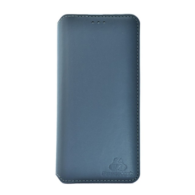 POWERTECH Θήκη Slim Leather για Samsung J4 Plus 2018, γκρι