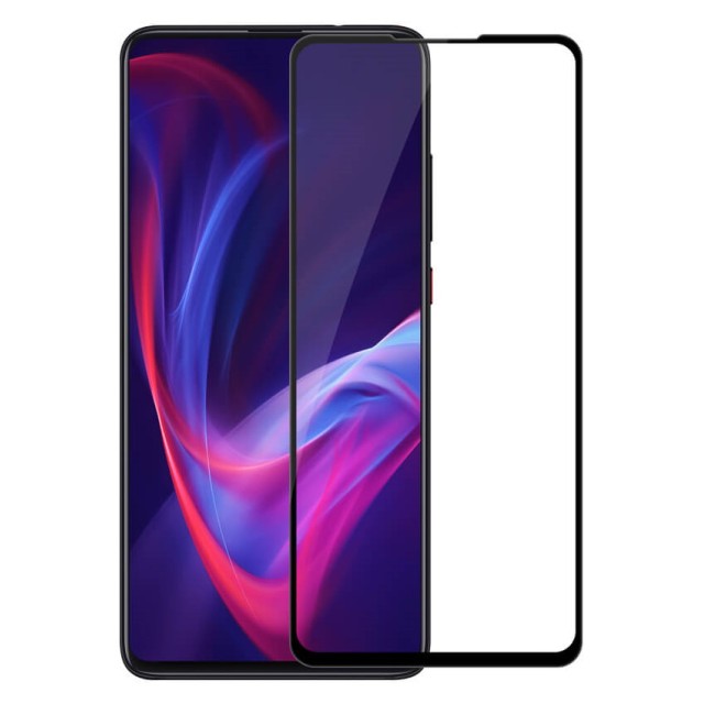 POWERTECH Tempered Glass 5D Full Glue, Xiaomi Redmi K20/K20 pro, μαύρο