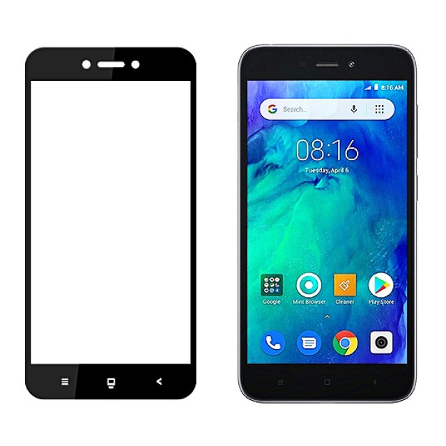 POWERTECH Tempered Glass 5D Full Glue για Xiaomi Redmi Go, Black