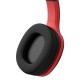 CELEBRAT Bluetooth headphones A18-BKRD, wireless & wired, μαύρο-κόκκινο