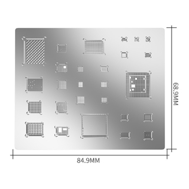 BEST Reballing stencil BST-A8, για iphone 6/6 Plus/iPod Touch/iPad mini