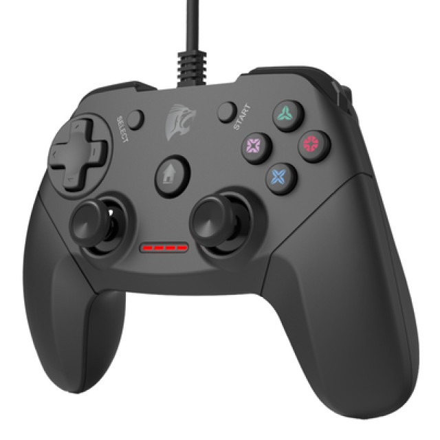 ROAR ενσύρματο gamepad R100WD, με vibration, PC, PS3 & Android TV box