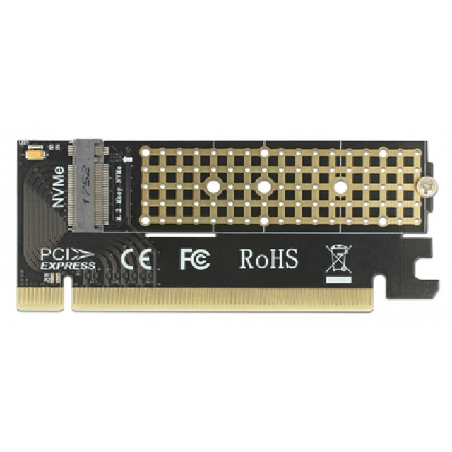 DELOCK Κάρτα Επέκτασης PCIe x16 σε NVMe M.2 Key M