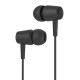 CELEBRAT earphones με μικρόφωνο G13, 3.5mm σύνδεση, Φ10mm, 1.2m, μαύρο