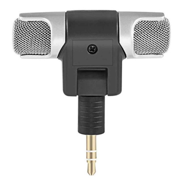 POWERTECH mini μικρόφωνο CAB-J041, stereo, 3.5mm