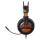 SADES Gaming Headset A6, multiplatform, USB, LED, μαύρα