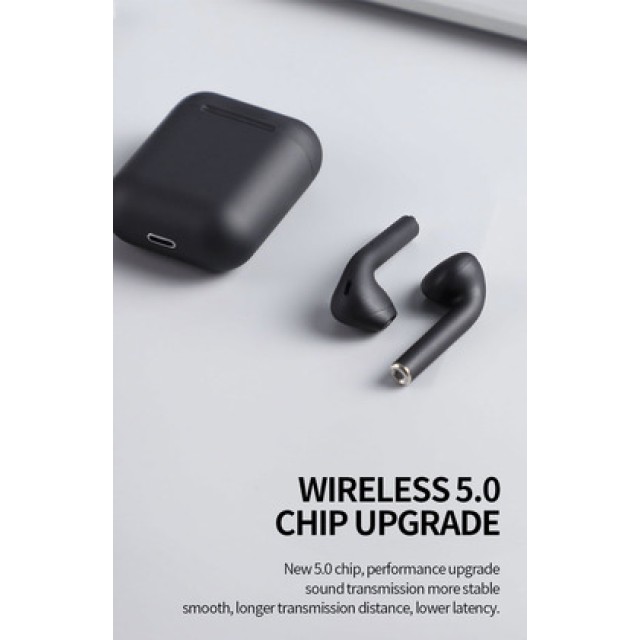 CELEBRAT earphones με θήκη φόρτισης W10, True Wireless, 30/300mAh, μαύρα