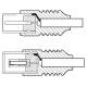 GOOBAY καλώδιο κεραίας αρσενικό σε θηλυκό 11563, <70dB, CCS, 7.5m, μαύρο