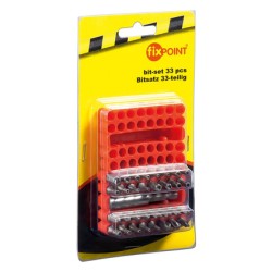 FIXPOINT σετ μύτες κατσαβιδιού 77044, 6.35 mm socket, 33τμχ