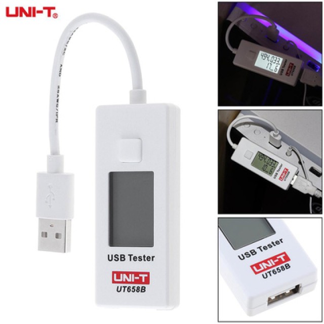 UNI-T USB συσκευή ελέγχου καλωδιώσεων UT658B, με οθόνη