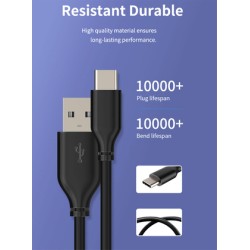 CABLETIME καλώδιο USB-C σε USB U323A, 15W, 480Mbps, 0.25m, μαύρο