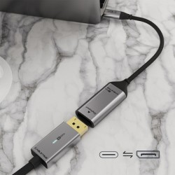 CABLETIME αντάπτορας USB-C σε DisplayPort CT-CMDP1, 4K/60Hz, μαύρος