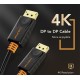 CABLETIME καλώδιο DisplayPort CT-01G, 4K/60Hz, 1m, μαύρο