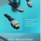 CABLETIME καλώδιο HDMI 2.1 CT-HM8K, 8K/60Hz, 48Gbps, 28AWG, 2m, μαύρο