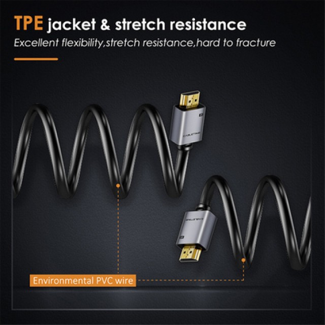 CABLETIME καλώδιο HDMI 2.0 CT-PHE2G, 4K/60Hz, 5m, μαύρο