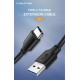 CABLETIME καλώδιο USB-C σε USB CMAMN, 15W, 5Gbps, 2m, μαύρο