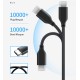 CABLETIME καλώδιο USB-C σε USB CMAMN, 15W, 5Gbps, 2m, μαύρο