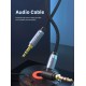 CABLETIME καλώδιο ήχου 3.5mm CT-P11RGN, γωνιακό, AUX, 1.8m, μαύρο