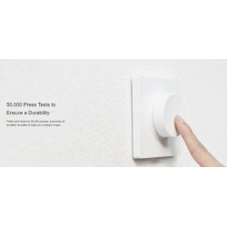 YEELIGHT smart dimmer YLKG07YL, bluetooth, λευκό