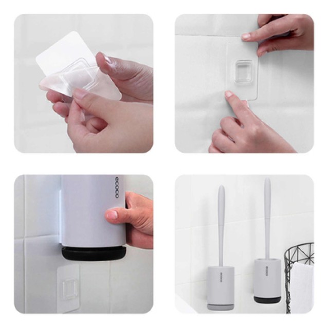 ECOCO Πιγκάλ E1803-WALL, wall-mounted, λευκό-γκρι