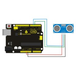 KEYESTUDIO HR-SR04 ultrasonic module KS0328, μπλε, 3τμχ