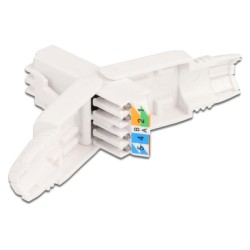 DELOCK βύσμα RJ45 CAT 6A UTP 86978, tool-free, λευκό