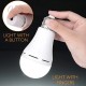 POWERTECH LED λάμπα με επαναφορτιζόμενη μπαταρία E27-017, 9W, 6500K, E27