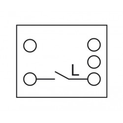 DELOCK module διακόπτης Easy 45 81364, μονός, 1-pole, 1-way, λευκός