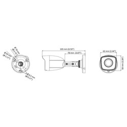 HIKVISION HIWATCH υβριδική κάμερα HWT-B120-M, 2.8mm, 2MP, IP66