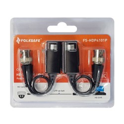 FOLKSAFE παθητικό Video Balun FS-HDP4101P για κάμερες