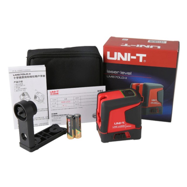 UNI-T γραμμικό αλφάδι laser LM570LD-II, με πράσινη δέσμη 2 ακτίνων