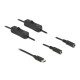 DELOCK καλώδιο USB Type-C σε 2x DC 5.5 x 2.1mm 86800, 1m, μαύρο DELOCK καλώδιο USB Type-C σε 2x DC 5.5 x 2.1mm 86800, 1m, μαύρο