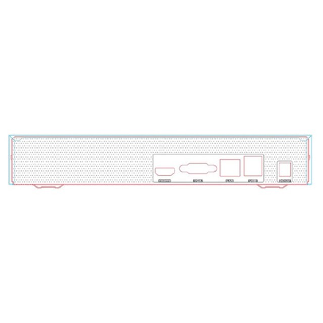 TVT NVR καταγραφικό TD-3104B1, H.265, 4 κανάλια TVT NVR καταγραφικό TD-3104B1, H.265, 4 κανάλια