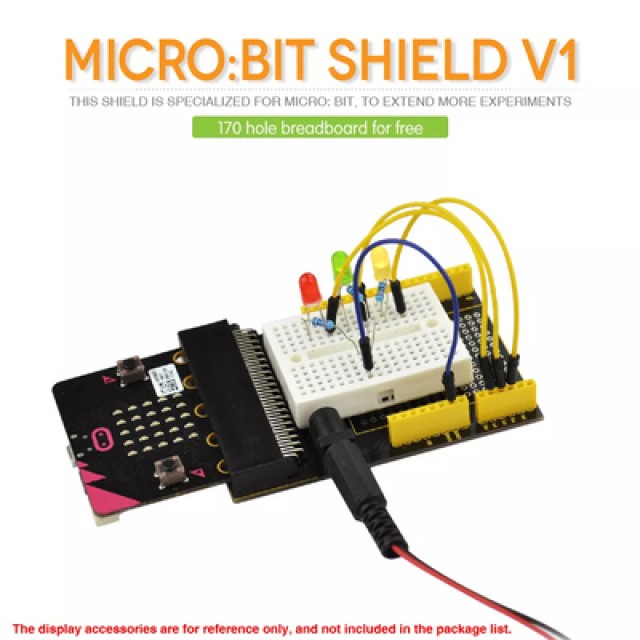 KEYESTUDIO Micro:bit prototyping shield V1 KS0292, με small breadboard