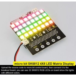 KEYESTUDIO SK6812 4x8 LED dot matrix shield KS0315 για Micro:bit