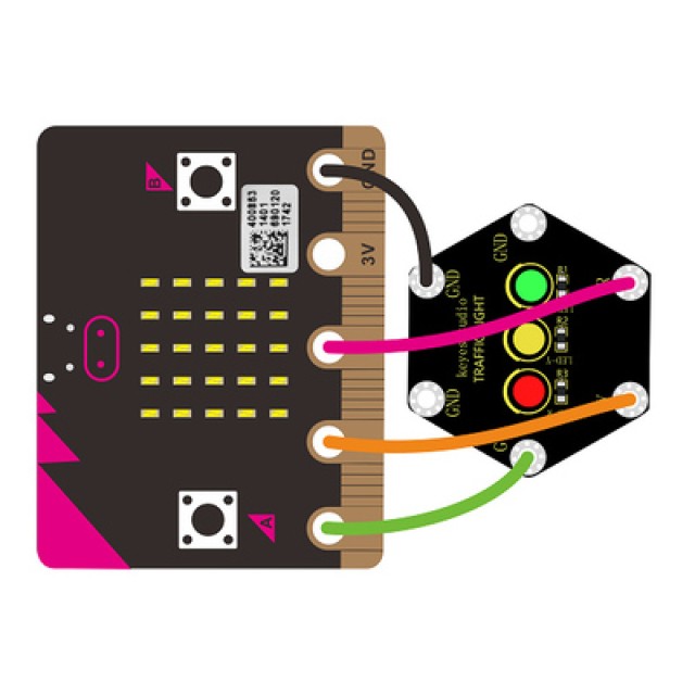 KEYESTUDIO honeycomb traffic light module KS0480 για Micro:bit