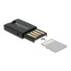 DELOCK USB card reader 91603 για κάρτες μνήμης micro SD, μαύρο