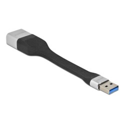 DELOCK αντάπτορας δικτύου 86937, USB, 1000Mbps Ethernet, 13cm, μαύρος