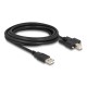 DELOCK καλώδιο USB σε USB Type B 87215, 3m, μαύρο