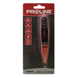 PROLINE ανιχνευτής τάσης 10544 με εύρος μέτρησης 12-250V, 50-500Hz, 16cm