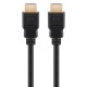 GOOBAY καλώδιο HDMI 2.1 41081, Ethernet ARC, 8K/60Hz 48Gbps, 0.5m, μαύρο