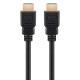 GOOBAY καλώδιο HDMI 2.1 58263, certified, ARC, 8K/60Hz 48Gbps, 1m, μαύρο