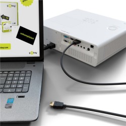 GOOBAY καλώδιο HDMI 2.1 με Ethernet 47575, ARC, 48Gbit/s, 8K, 3m, μαύρο