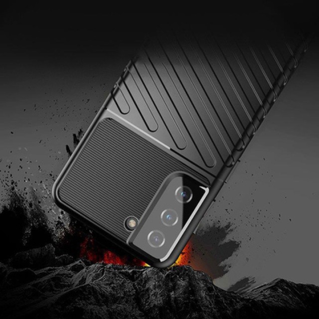 POWERTECH Θήκη Thunder MOB-1734 για Samsung S22, μαύρη