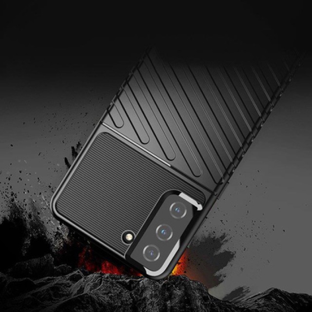 POWERTECH Θήκη Thunder MOB-1735 για Samsung S22 Plus, μαύρη