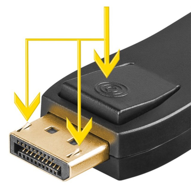 GOOBAY αντάπτορας DisplayPort σε HDMI 51719, 1920x1200p, μαύρος