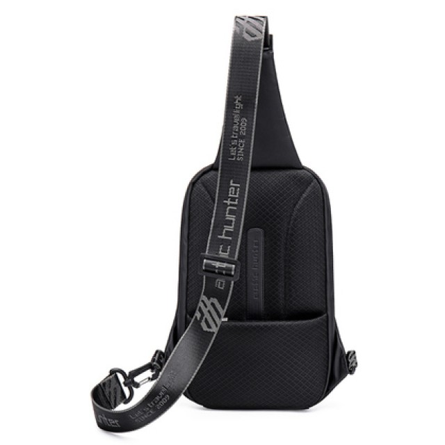 ARCTIC HUNTER τσάντα Crossbody XB00126, 5.4L, μαύρη