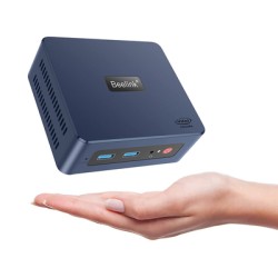 BEELINK mini PC Mini S, Intel CPU N5095, 8GB, 256GB SSD, Windows 11 Pro