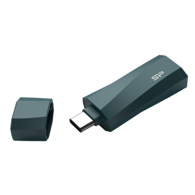 SILICON POWER USB-C Flash Drive Mobile C07, 128GB, USB 3.2, μπλε