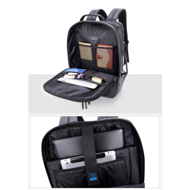 ARCTIC HUNTER τσάντα πλάτης 1500362 με θήκη laptop 15.6", 20L, μαύρη